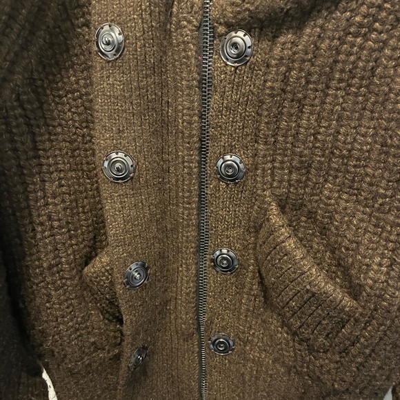 Burberry Prorsum Luxury Wool Zip-up Cardigan > Kindness Calloway - Picture 4 of 17